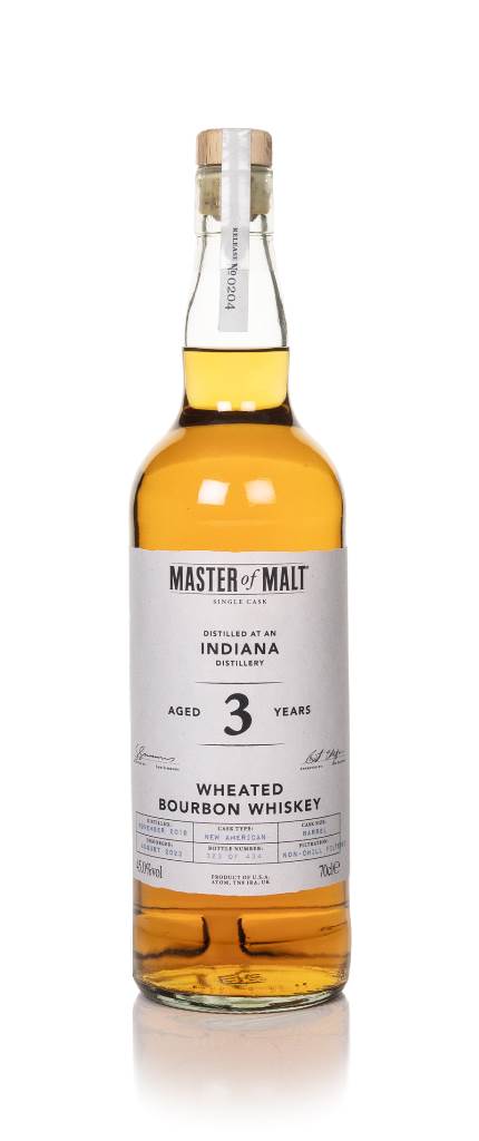 Indiana Wheated Bourbon 3 Year Old 2019 Single Cask (Master of Malt) product image
