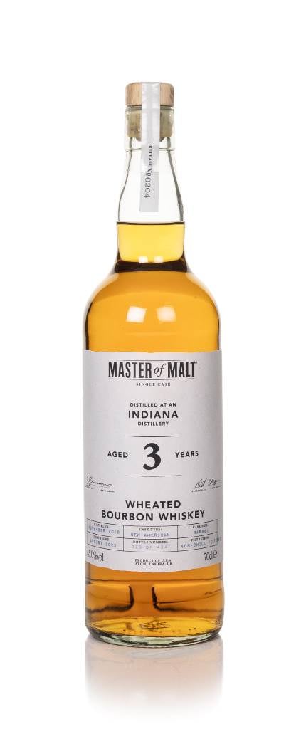 Indiana Bourbon 3 Year Old 2019 Single Cask (Master of Malt) product image