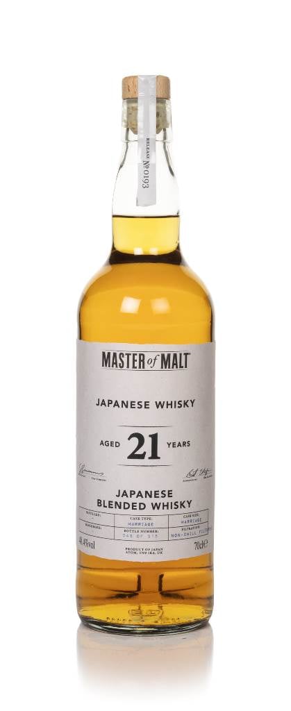 Japanese Blended Whisky 21 Year Old (Master of Malt) product image