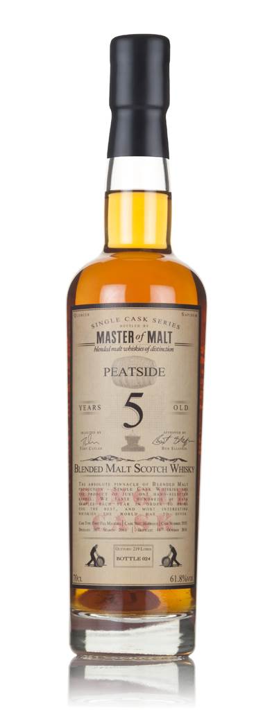 Peatside 5 Year Old 2011 - Single Cask (Master of Malt) product image