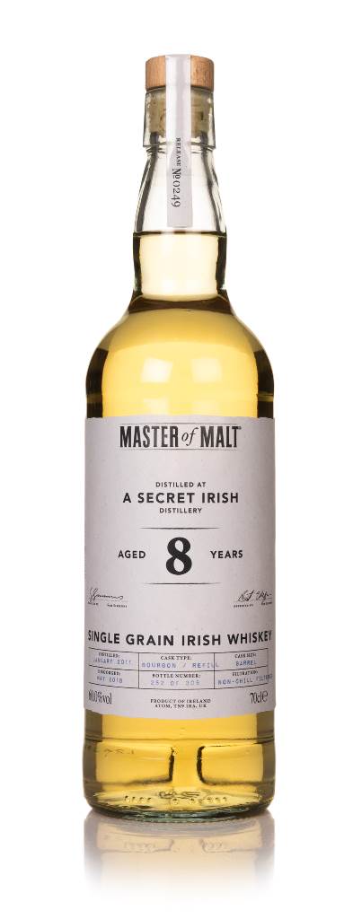 Secret Irish Grain 8 Year Old 2011 (Master of Malt) product image