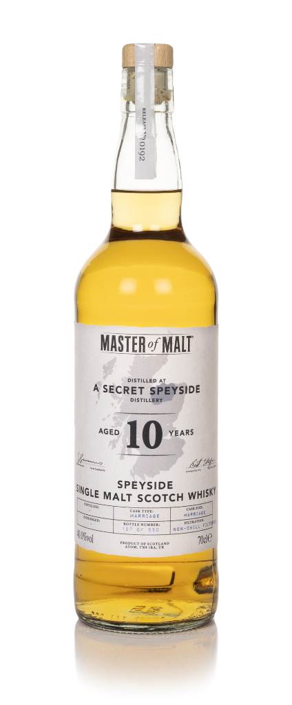 Secret Speyside Distillery 10 Year Old (Master of Malt) product image