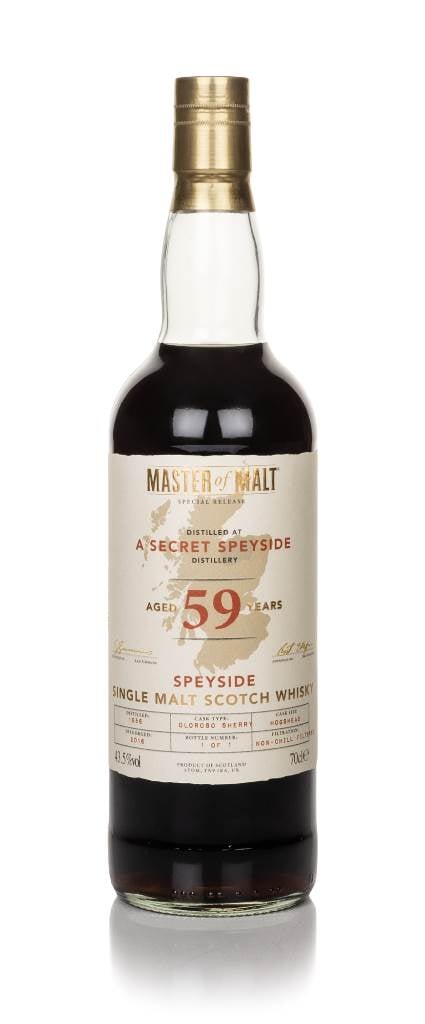 Secret Speyside Distillery 59 Year Old 1956 Competition Exclusive (Master of Malt) product image