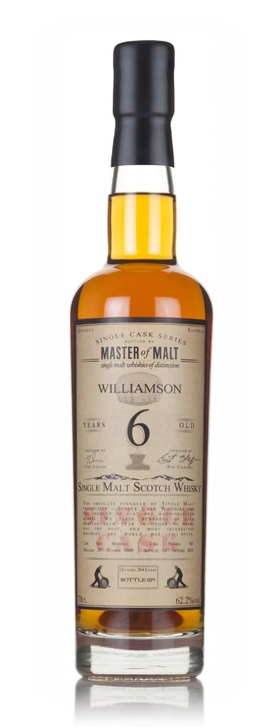 Williamson 6 Year Old 2009 - Single Cask (Master of Malt)