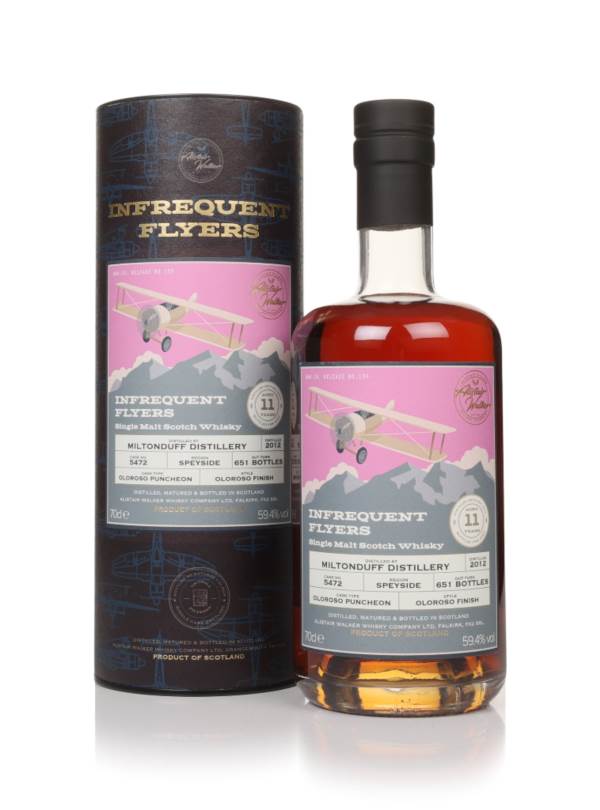 Miltonduff 11 Year Old 2012 (cask 5472) - Infrequent Flyers (Alistair Walker) product image