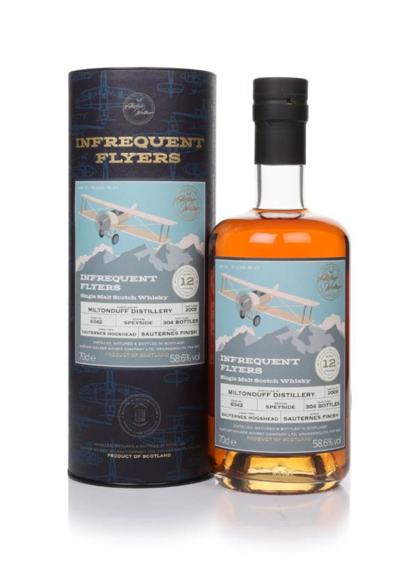 Miltonduff 12 Year Old 2009 (cask 6342) - Infrequent Flyers (Alistair Walker) product image