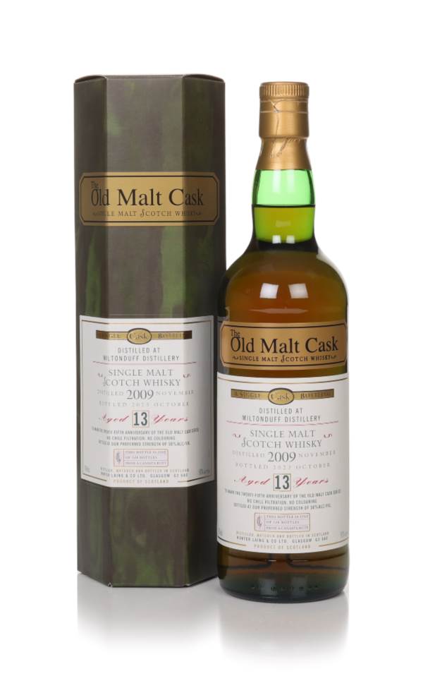 Miltonduff 13 Year Old 2009 - Old Malt Cask 25th Anniversary (Hunter Laing) product image