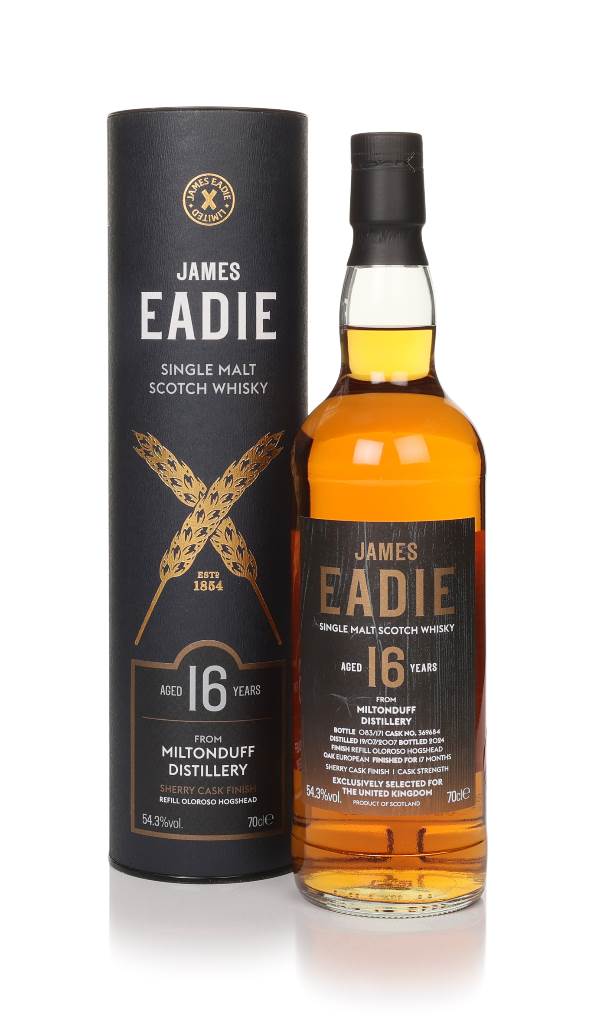 Miltonduff 16 Year Old 2007 (cask 369684) - James Eadie product image