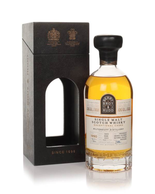 Miltonduff 1990 (bottled 2023) (cask 3809) - Berry Bros. & Rudd product image