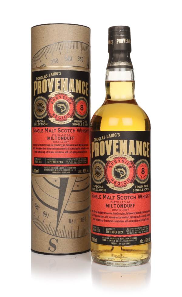 Miltonduff 8 Year Old 2016 (cask 19330) - Provenance (Douglas Laing) product image