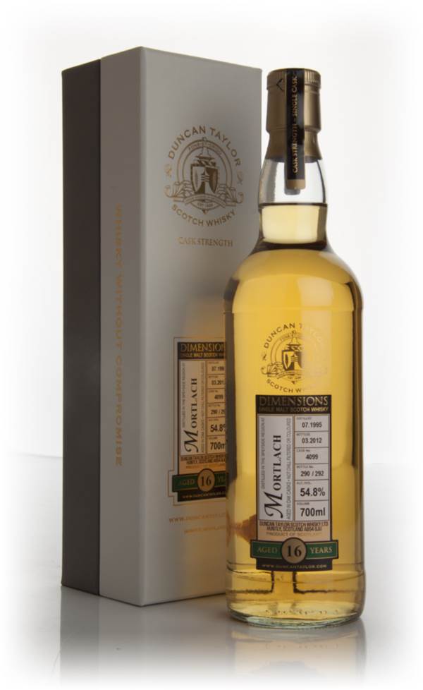 Mortlach 16 Year Old 1995 Cask 4099 - Dimensions (Duncan Taylor) product image