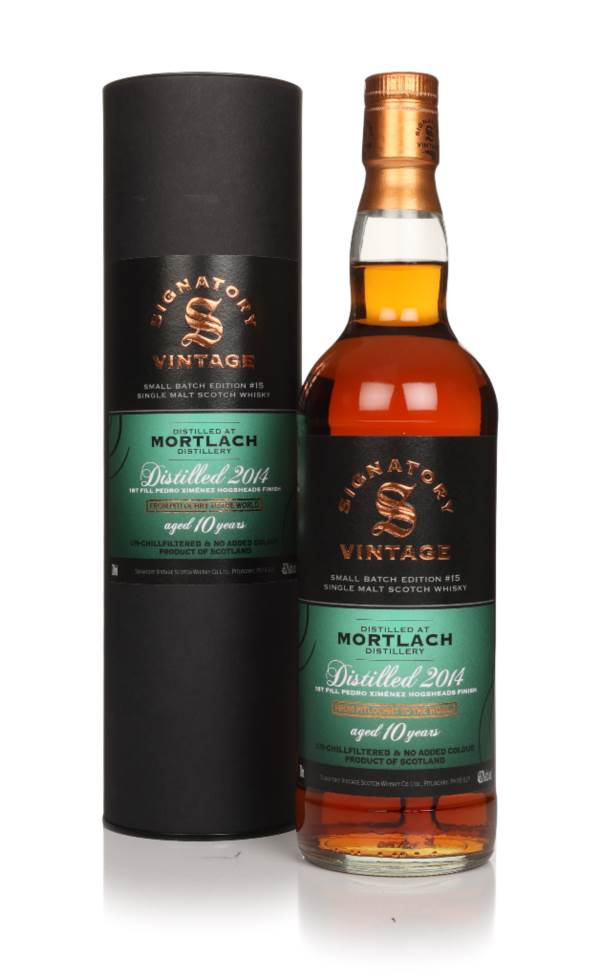 Mortlach 10 Year Old 2014 - Small Batch Edition #15 (Signatory) product image