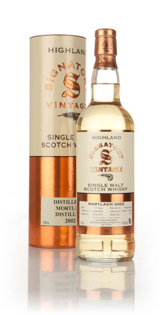 Mortlach 12 Year Old 2002 (casks 12590+12591) (Signatory) product image