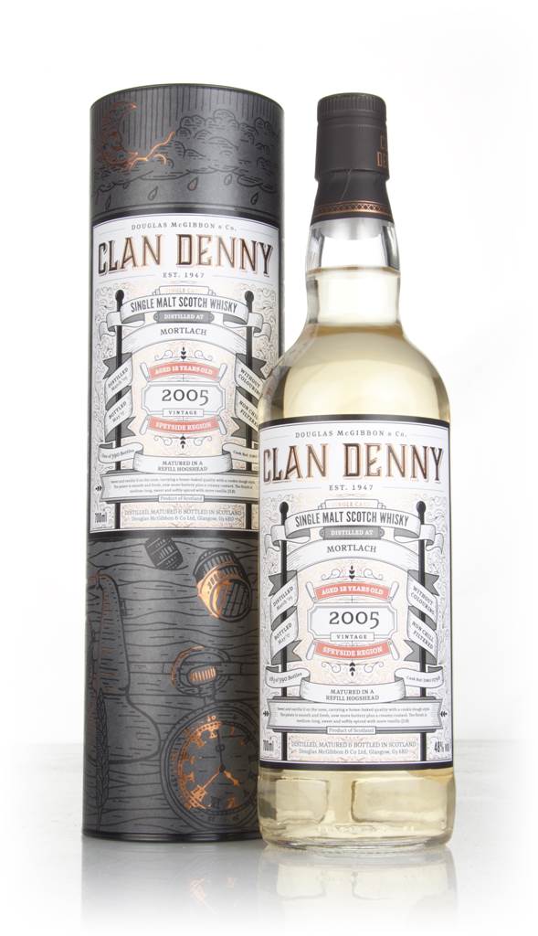 Mortlach 12 Year Old 2005 (cask 11798) - Clan Denny (Douglas Laing) product image