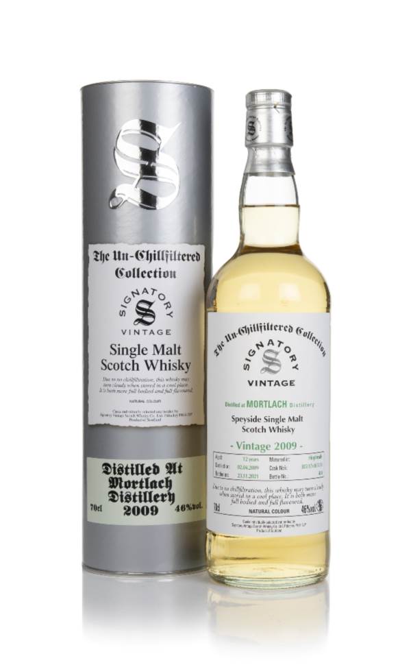 Mortlach 12 Year Old 2009 (casks 305117 & 305118) - Un-Chillfiltered Collection (Signatory) product image