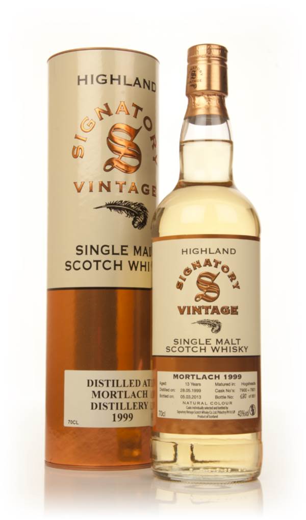 Mortlach 13 Year Old 1999 (casks 7900+7901) (Signatory) product image