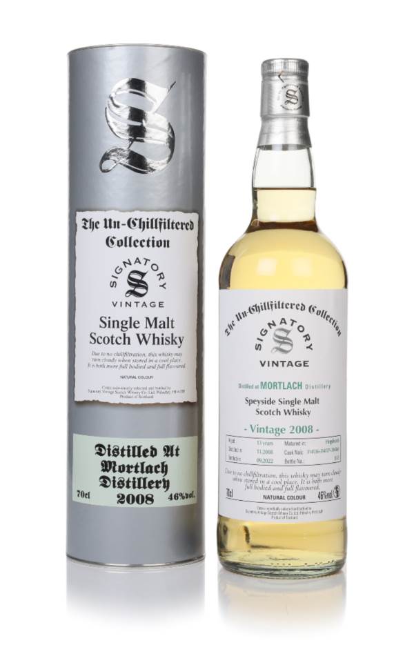 Mortlach 13 Year Old 2008 (casks 314536 & 314537 & 314560) - Un-Chillfiltered Collection (Signatory) product image