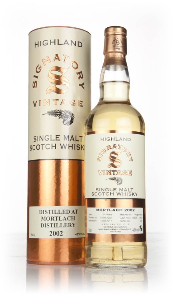 Mortlach 14 Year Old 2002 (casks 12601 & 12602) (Signatory) product image