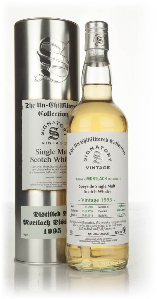 Mortlach 17 Year Old 1995 - Un-Chillfiltered (Signatory) product image