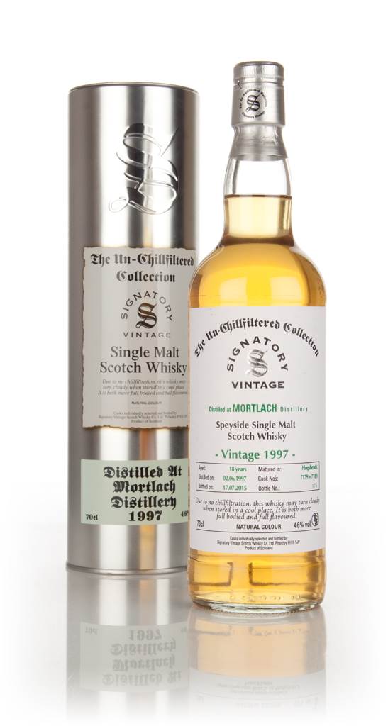 Mortlach 18 Year Old 1997 (casks 7179 + 7180) - Un-Chillfiltered Collection (Signatory) product image