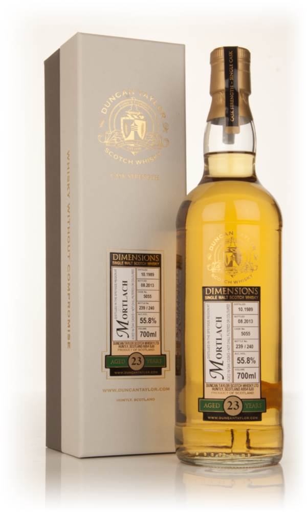 Mortlach 23 Year Old 1989 (cask 5055) - Dimensions (Duncan Taylor) product image