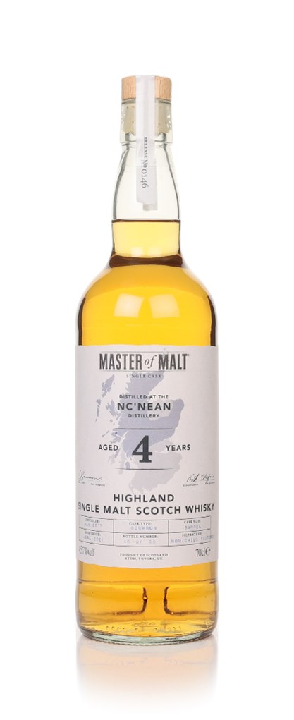 Nc'nean 4 Year Old 2017 Single Cask (Master of Malt)