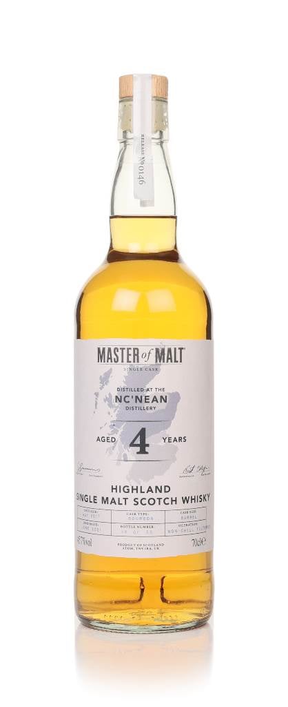 Nc'nean 4 Year Old 2017 Single Cask (Master of Malt) product image