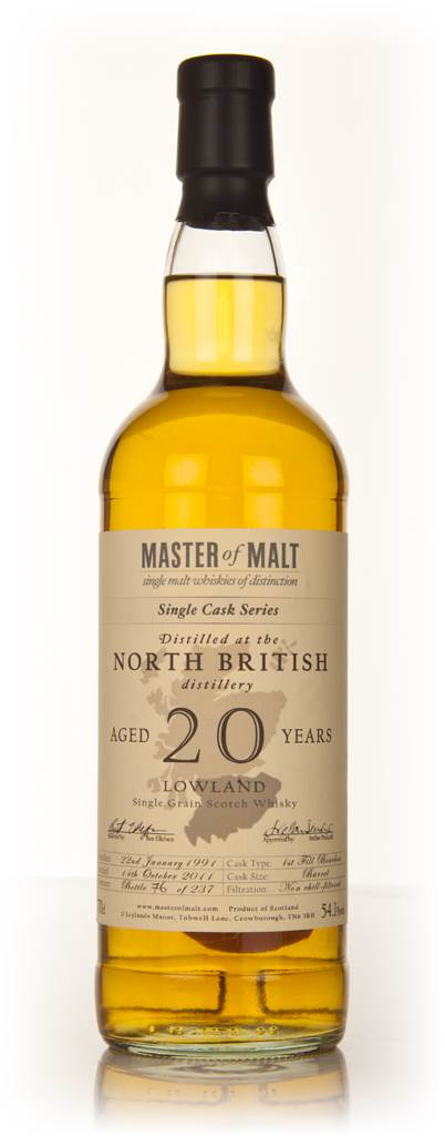 North British 20 Year Old 1991 Cask 3228 - Single Cask (Master of Malt) product image