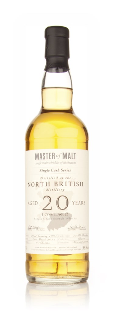 North British 20 Year Old 1991 Cask 3225 - Single Cask (Master of Malt)