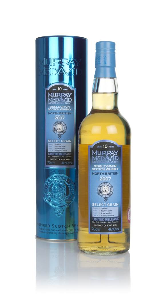 North British 10 Year Old 2007 (casks 606919 & 616919) - Select Grain (Murray McDavid) product image