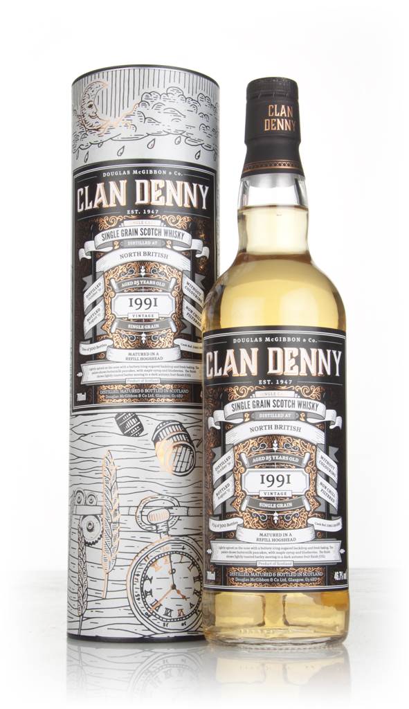 North British 25 Year Old 1991 (cask 12088) - Clan Denny (Douglas Laing) product image
