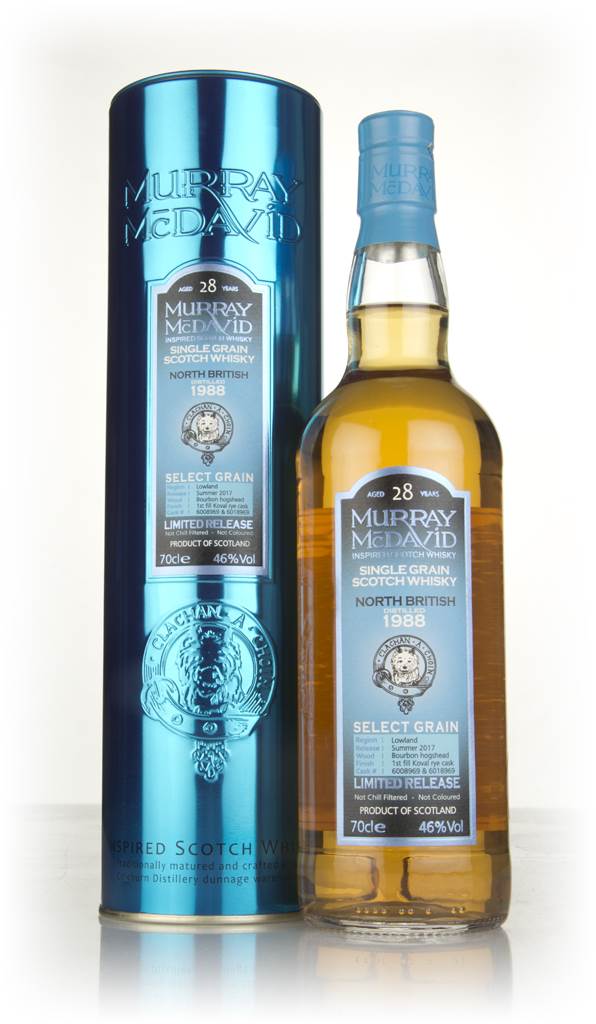 North British 28 Year Old 1988 (casks 6008969 & 6018969) - Select Grain (Murray McDavid) product image
