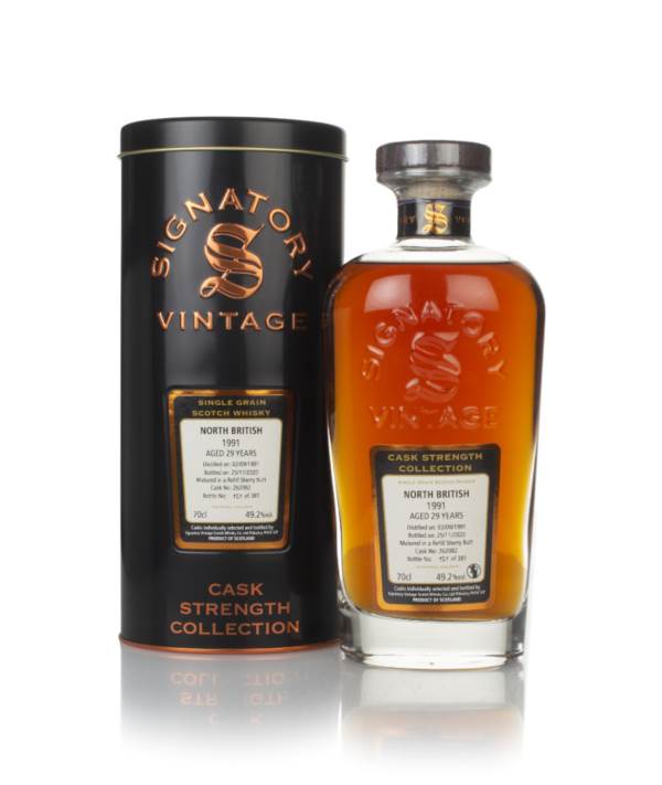 North British 29 Year Old 1991 (cask 262082)  - Cask Strength Collection (Signatory) product image
