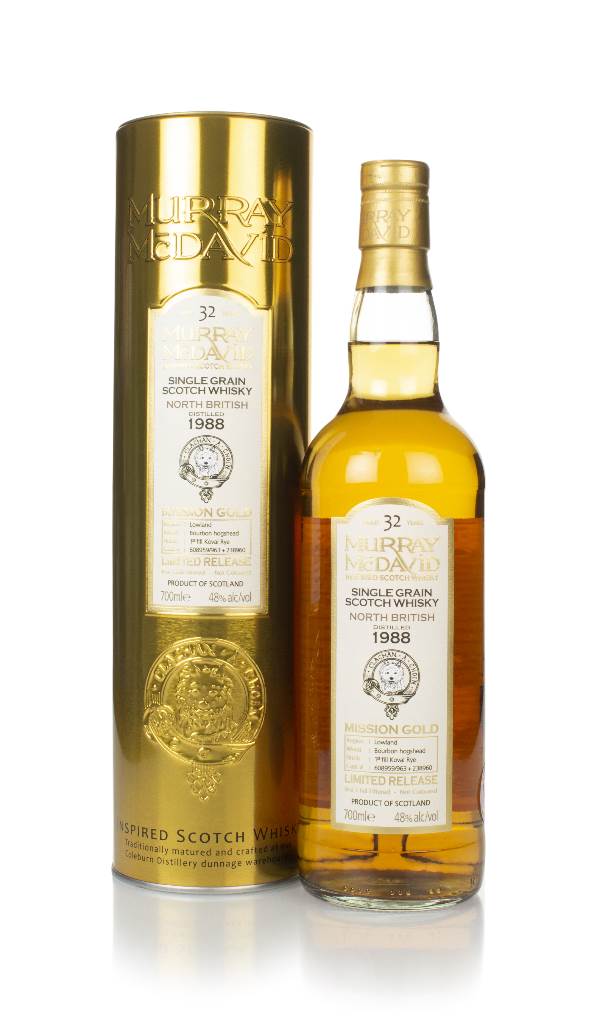 North British 32 Year Old 1988 (casks 608959/963 & 238960) - Mission Gold (Murray McDavid) product image