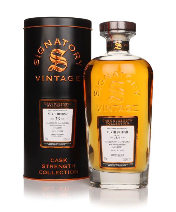 North British 33 Year Old 1991 (cask 262087) - Cask Strength Collection (Signatory) product image