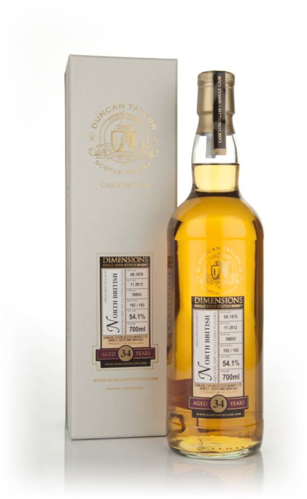 North British 34 Year Old 1978 - Dimensions - Duncan Taylor product image