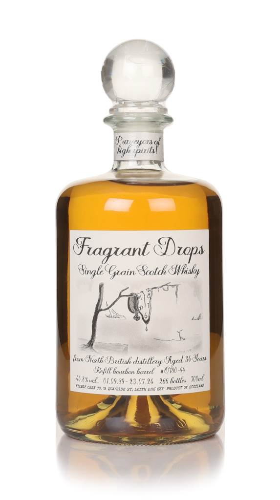 North British 34 Year Old 1989 Bourbon Barrel (cask O180-44) - Fragrant Drops (Keeble Cask Company) product image