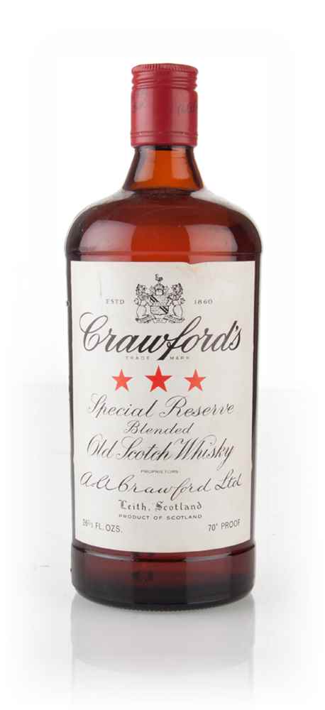 Crawford’s 3 Star Blended Scotch Whisky - 1970s