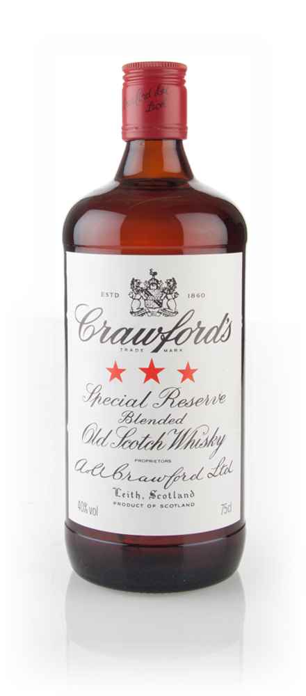 Crawford's 3 Star Blended Scotch Whisky - 1980s