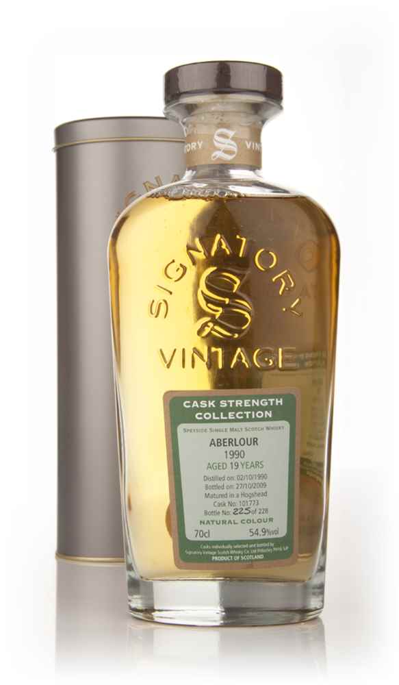 Aberlour 19 Year Old 1990 Cask 101773 - Cask Strength Collection (Signatory)