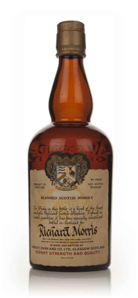Alexander Dunn Slaintheva Blended Scotch Whisky - Richard Morris - 1960s