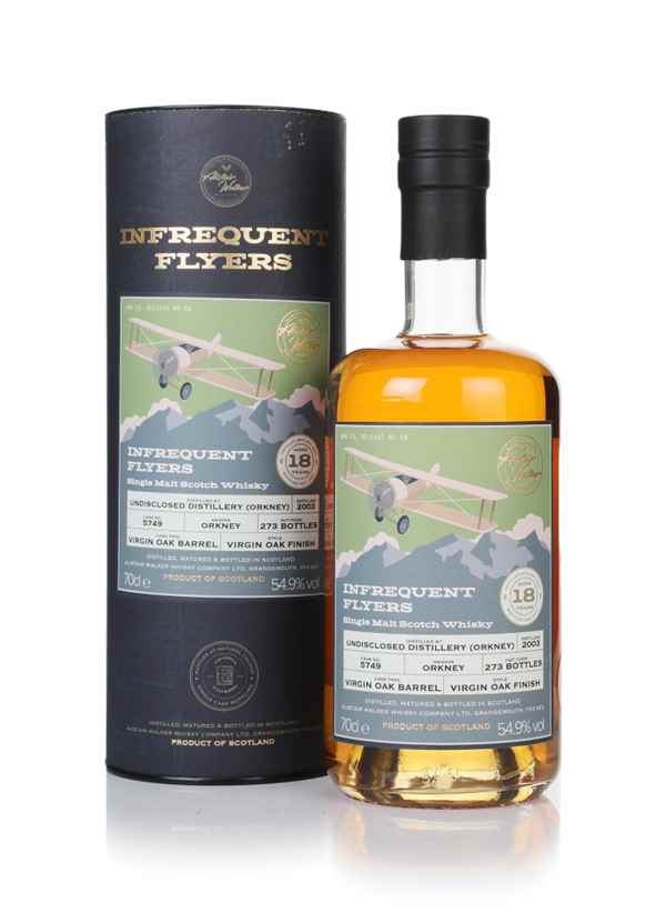 Undisclosed Orkney Distillery 18 Year Old  2003 (cask 5749) - Infrequent Flyers (Alistair Walker)