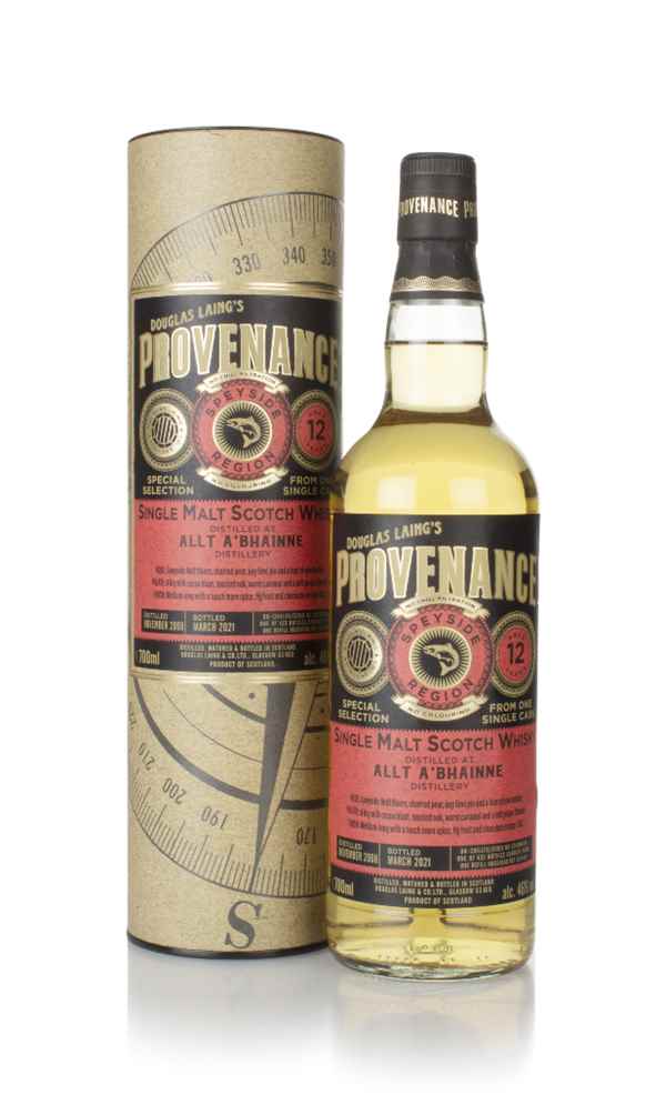 Allt-á-Bhainne 12 Year Old 2008 (cask 14655) - Provenance (Douglas Laing)