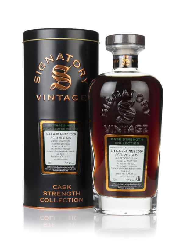 Allt-á-Bhainne 20 Year Old 2000 (cask 3) - Cask Strength Collection (Signatory)