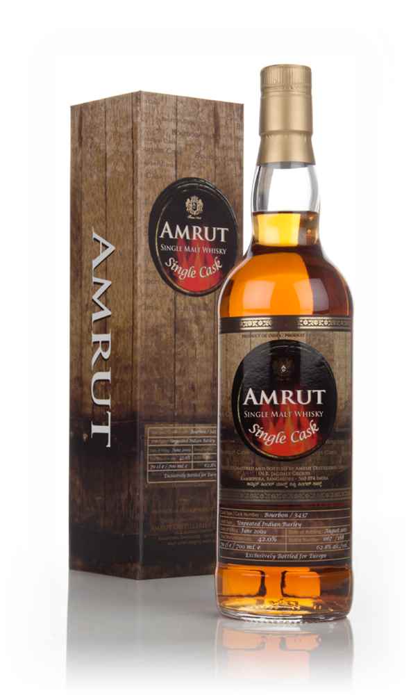 Amrut 2009 (cask 3437 - bottled 2013) - Single Cask (Ex-Bourbon Cask Finish)