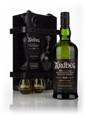 Tumbler mit 2-4cl Eichstrich für Whisky 6 x ARDBEG Shortie  Mini Glass 