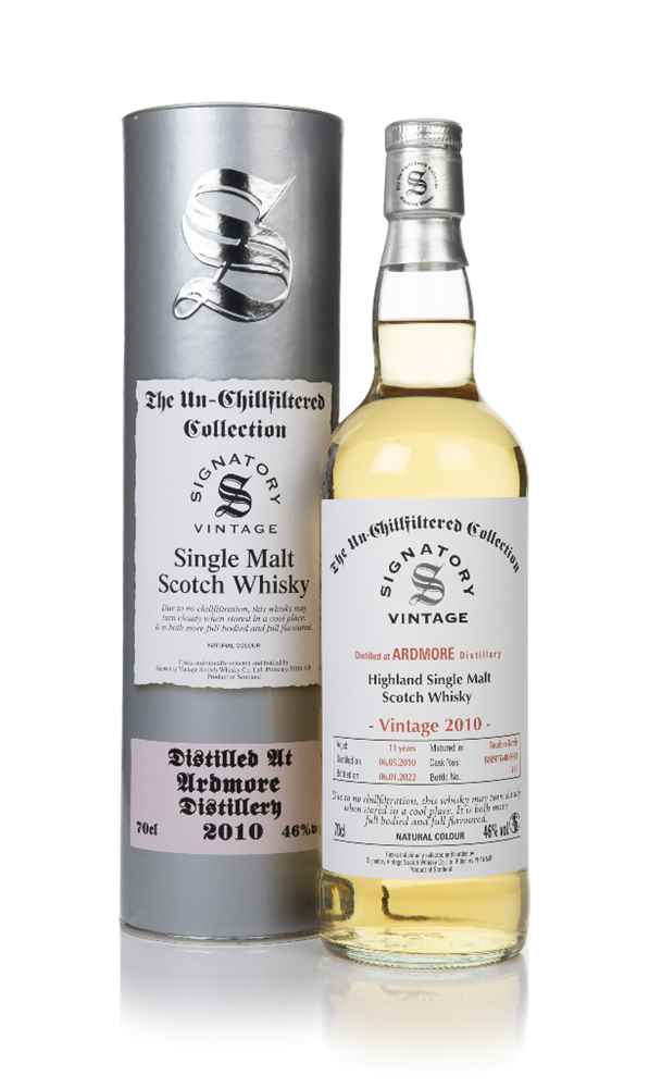 Ardmore 11 Year Old 2010 (casks 800975 & 800983) - Un-Chillfiltered Collection (Signatory)