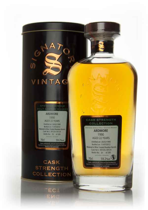 Ardmore 22 Year Old 1990 - Cask Strength Collection (Signatory)