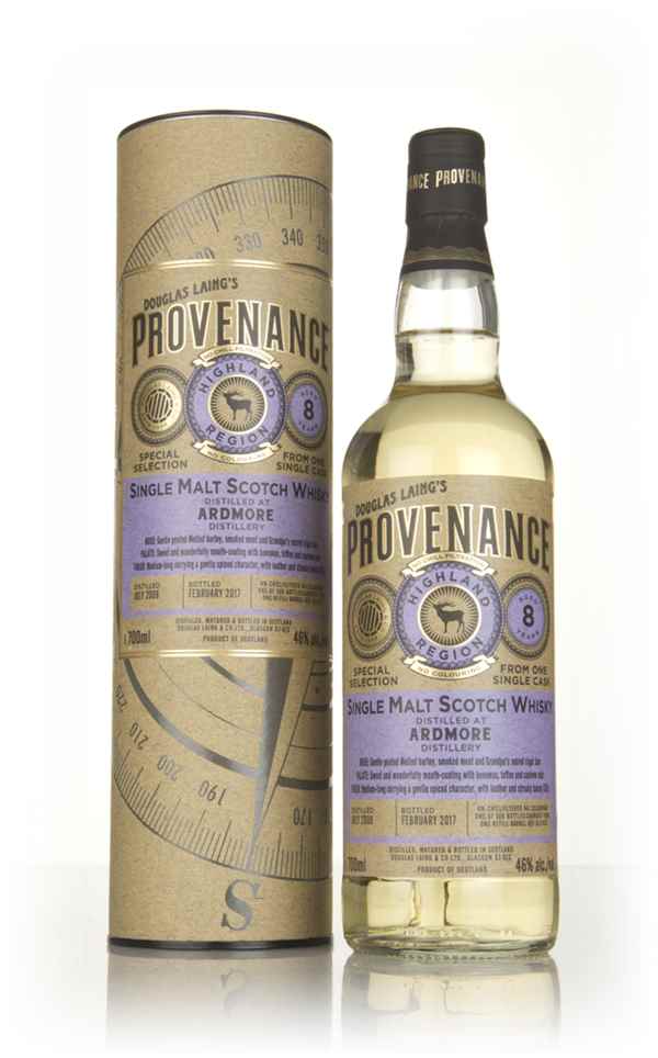 Ardmore 8 Year Old 2008 (cask 11632) - Provenance (Douglas Laing)