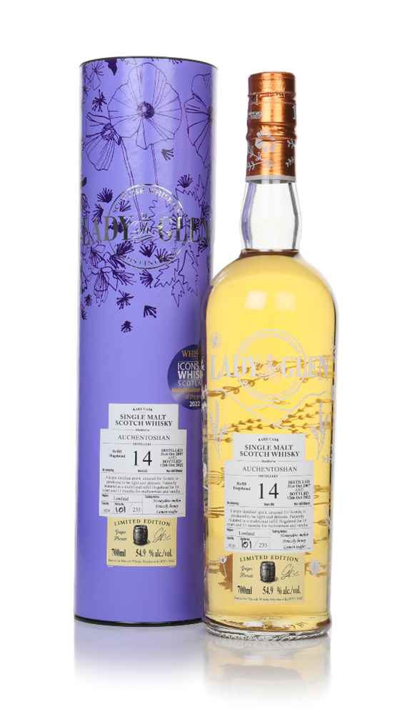 Auchentoshan 14 Year Old 2007 (cask 4200) - Lady of the Glen (Hannah Whisky Merchants)